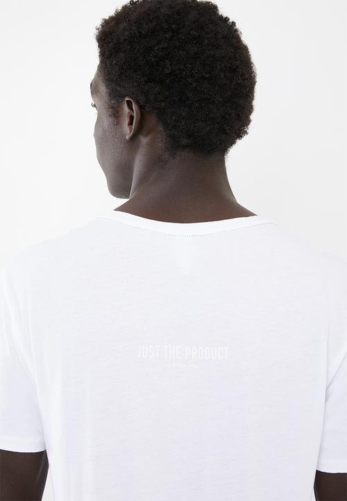G-STAR - Oms zip tee - white
