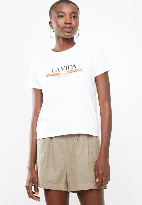 Superbalist - La vida tee - white