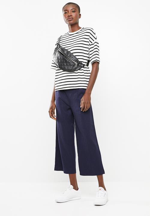 Superbalist - Boxy tee - black & white 