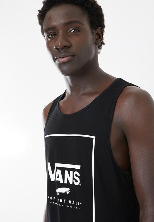 Vans - Vans print box tank black & white