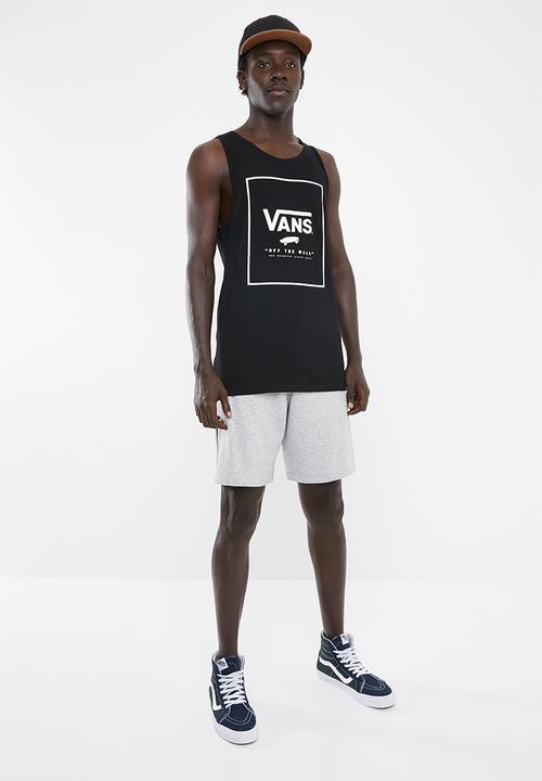 Vans - Vans print box tank black & white