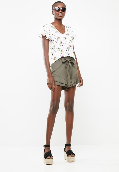 Superbalist - Flutter sleeve blouse - multi