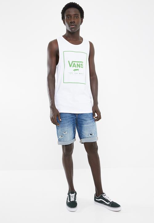 Vans - Vans print box tank - white