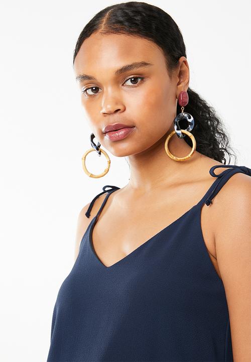 Superbalist - V-neck cami - navy
