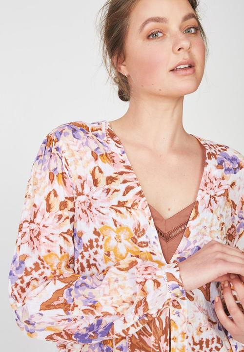 Cotton On - Woven textured robe - white