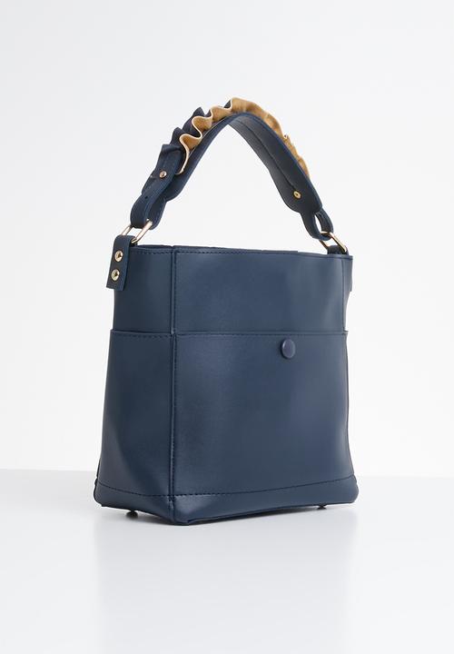 STYLE REPUBLIC - Frill detail mini tote bag - navy 