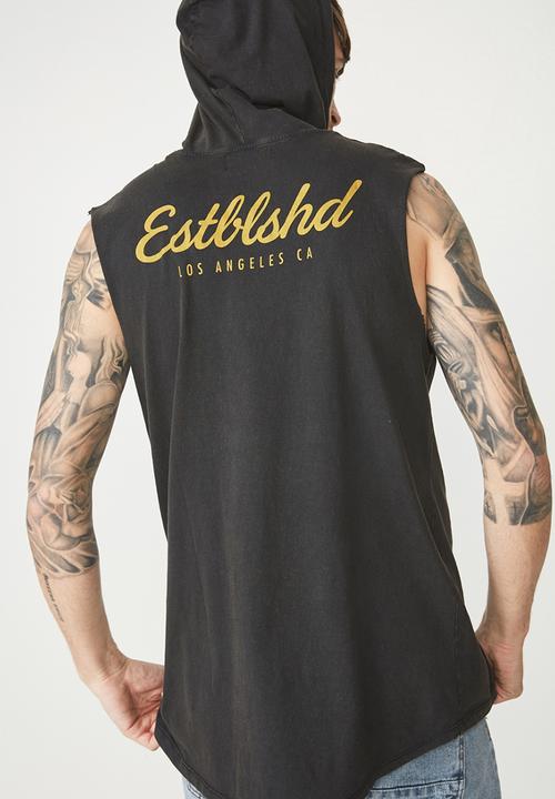 Cotton On - Hustle muscle tank - black