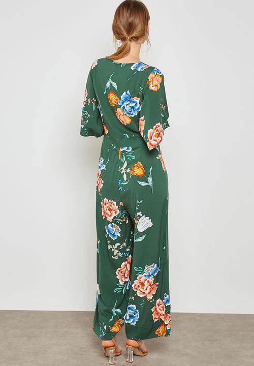 Cotton On - Woven kassie kimono sleeve jumpsuit - green