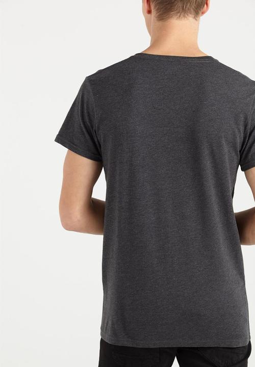 Cotton On - Essential v-neck  tee - grey