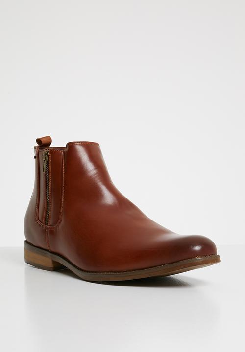 Anton Fabi - Pulido zip up boot - brown