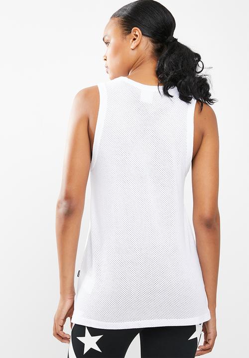 Converse - Chevron mesh tank - white