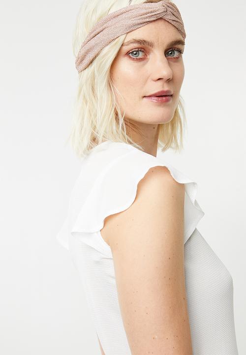 Superbalist - Soft wrap blouse - white