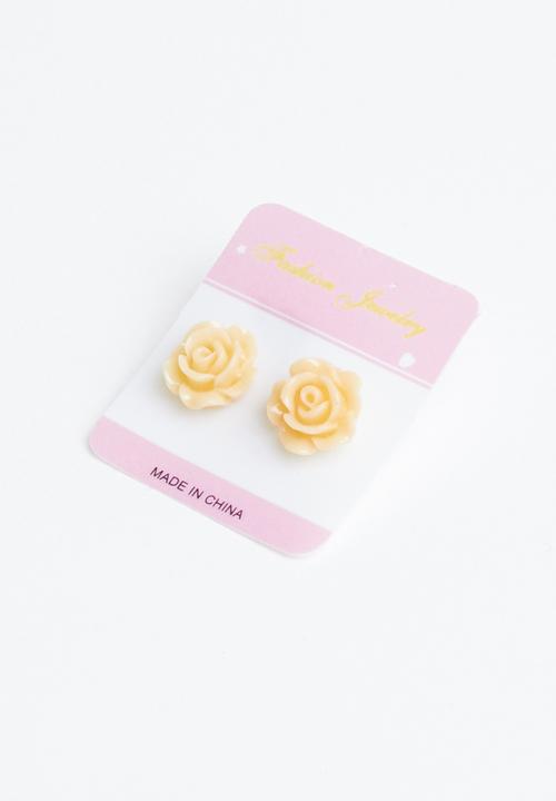 Pop Candy - Flower earrings - yellow