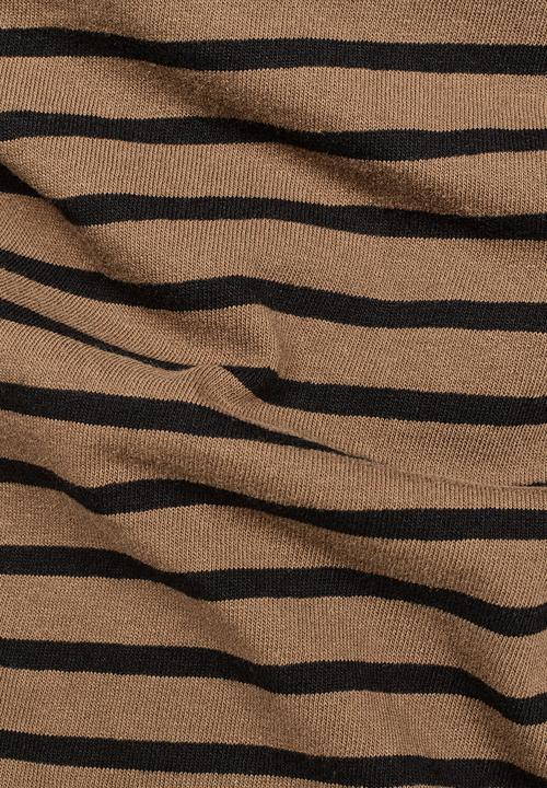 G-STAR - Starkon stripe T-shirt - black & tan