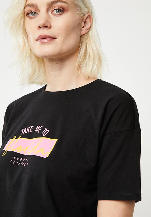Superbalist - Florida tee - black