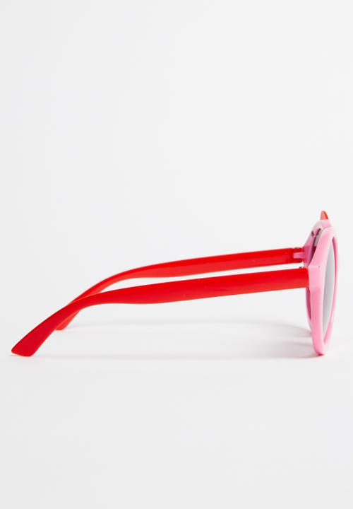 Pop Candy - Round sunglasses with bow detail - pink