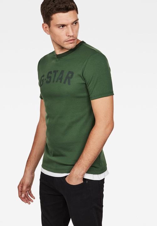 G-STAR - Graphic 16 slim tee - green