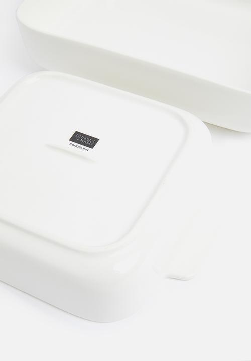 Humble & Mash - Porcelain baker set of 2 - white