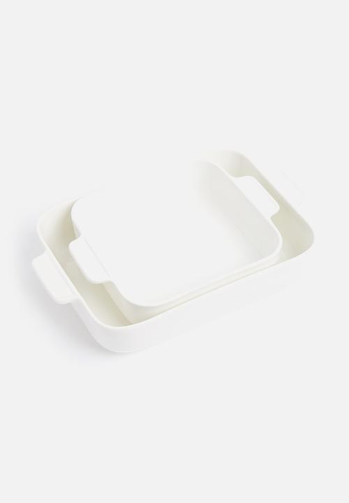Humble & Mash - Porcelain baker set of 2 - white