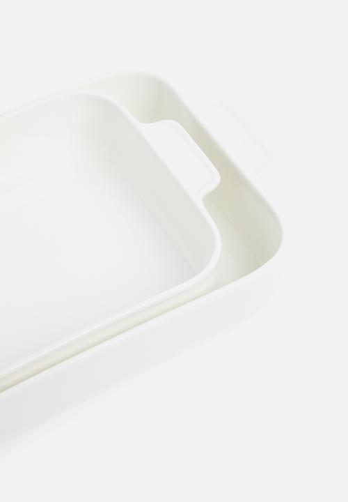 Humble & Mash - Porcelain baker set of 2 - white