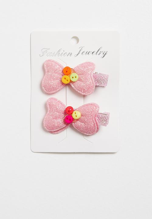 Pop Candy - Bow hair clip - pink