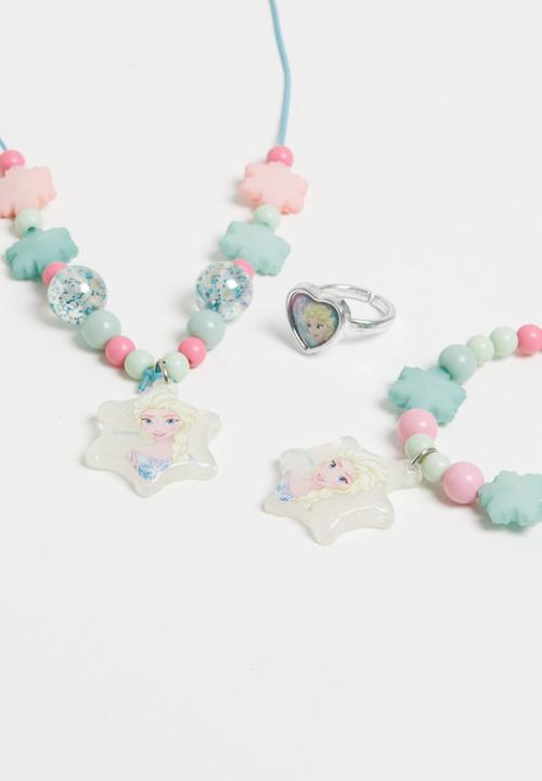 Character Fashion - Frozen 3 piece necklace Set - multi