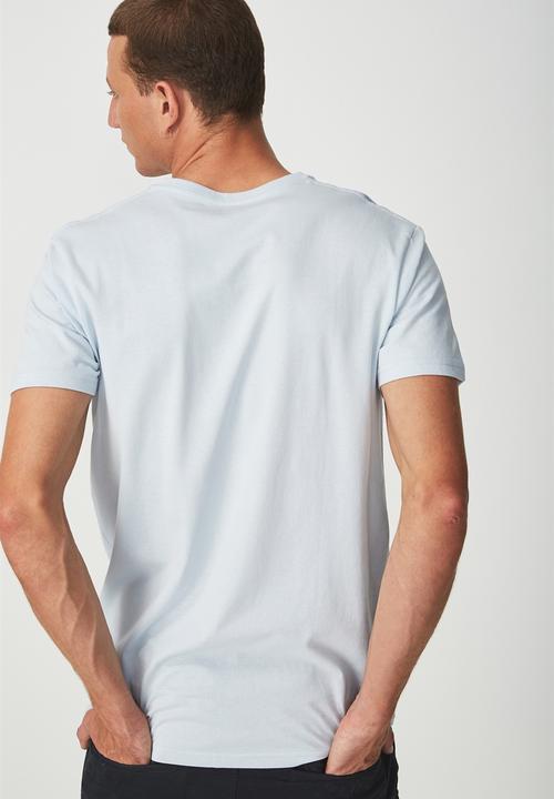 Cotton On - Essential V - neck - blue 