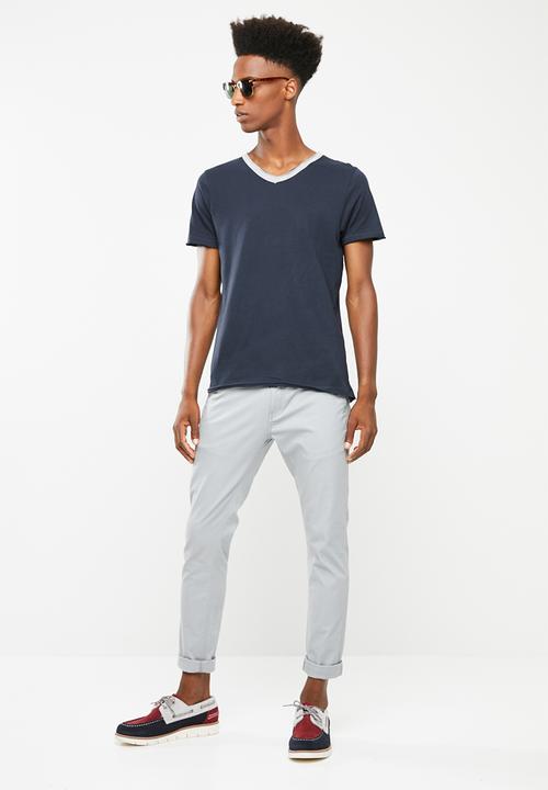 Brave Soul - Haus short sleeve T-shirt - navy