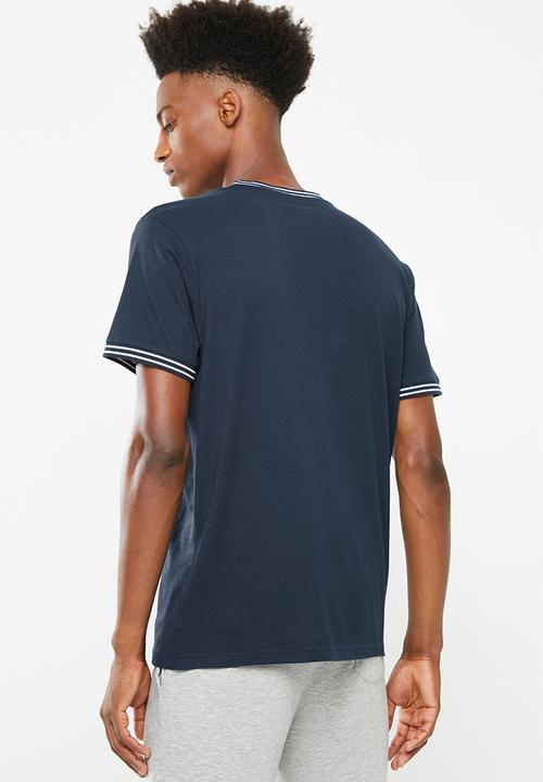 Brave Soul - Galwayb round neck T-shirt - navy