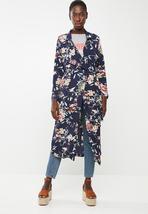 STYLE REPUBLIC - Longer length soft jacket - navy