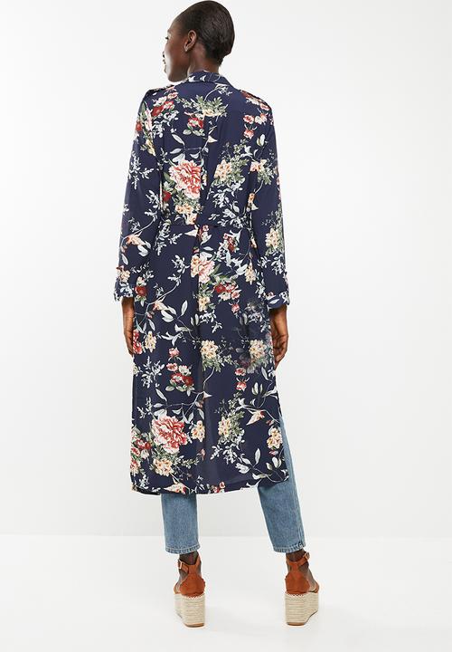 STYLE REPUBLIC - Longer length soft jacket - navy