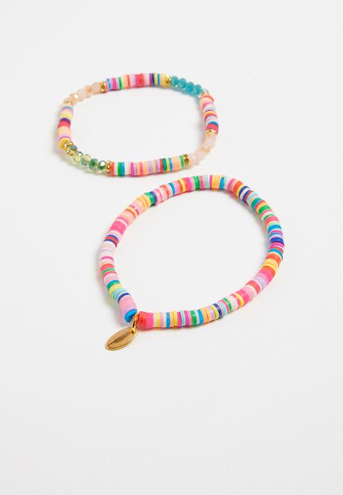 Pop Candy - 4 Pack beaded bracelet - multi