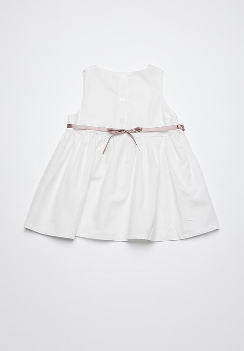 Pop Candy - Printed flower dress - white
