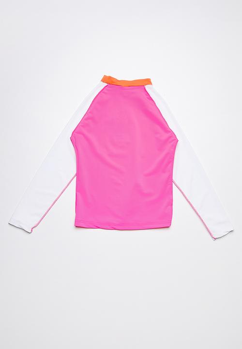 Rip Curl - Surf sunset long sleeve rashvest - pink