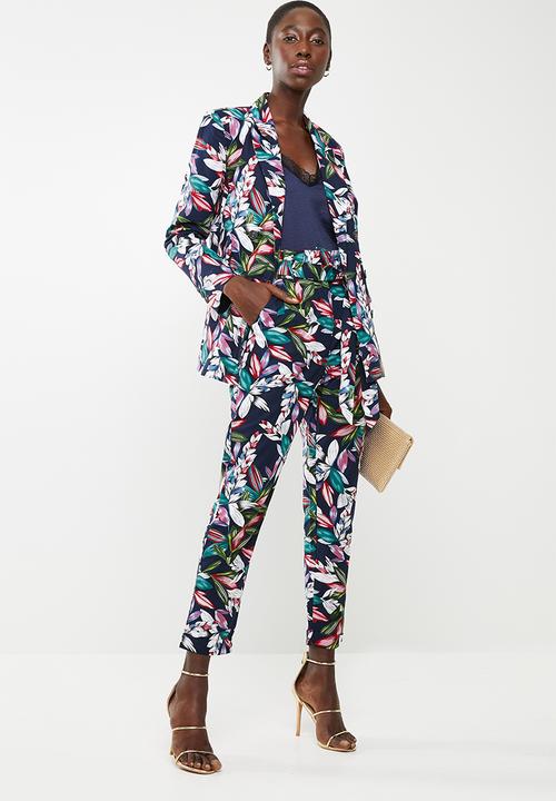 STYLE REPUBLIC - Structured paperbag pants - navy