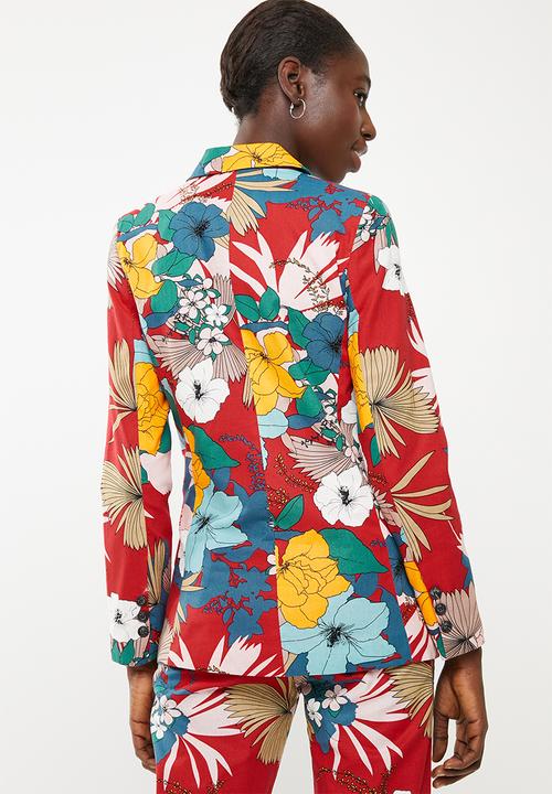 STYLE REPUBLIC - Double breasted blazer - red
