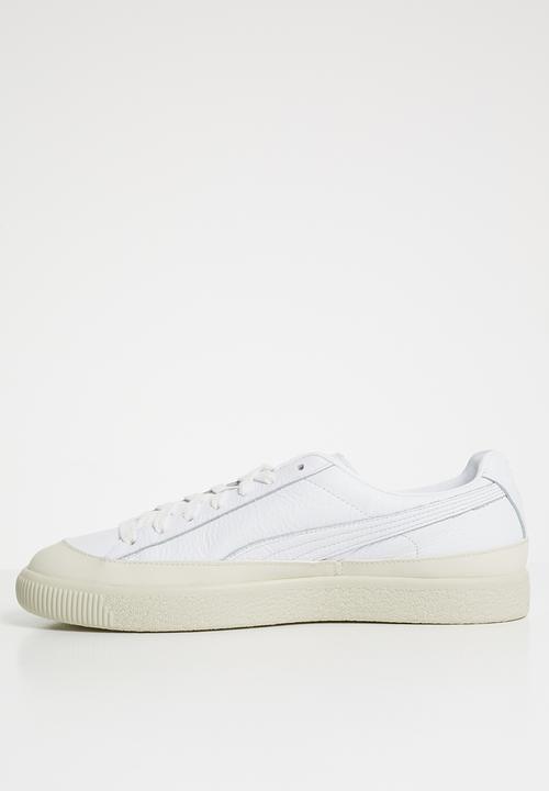 PUMA - Clyde rubber toe  - white