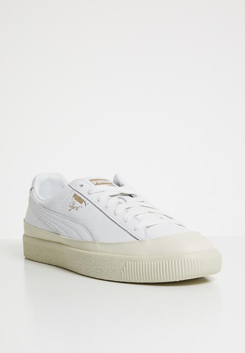 PUMA - Clyde rubber toe  - white