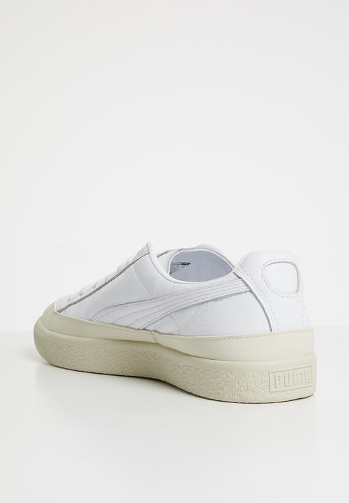 PUMA - Clyde rubber toe  - white