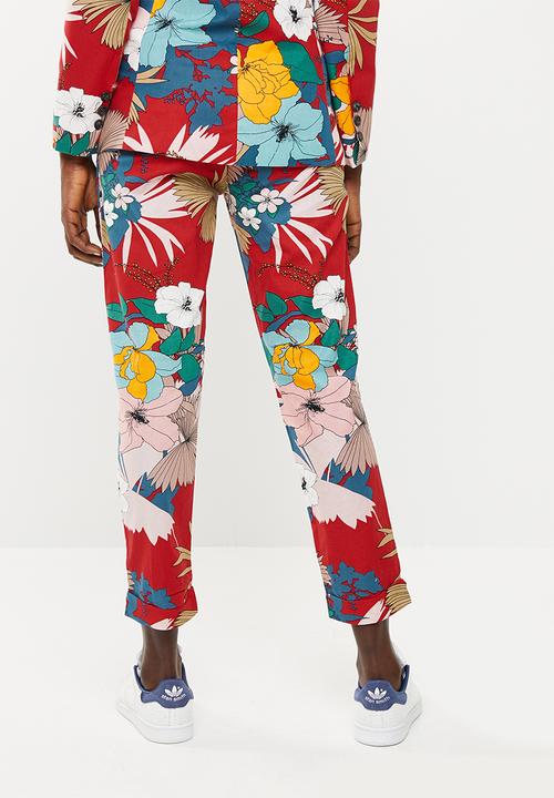 STYLE REPUBLIC - Structured paperbag pants - red