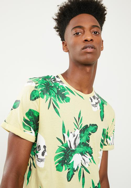 Brave Soul - Denmar T-shirt - yellow