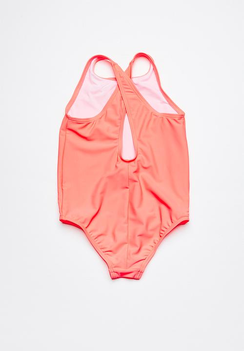 Rip Curl - Mini logo one piece swimsuit - coral