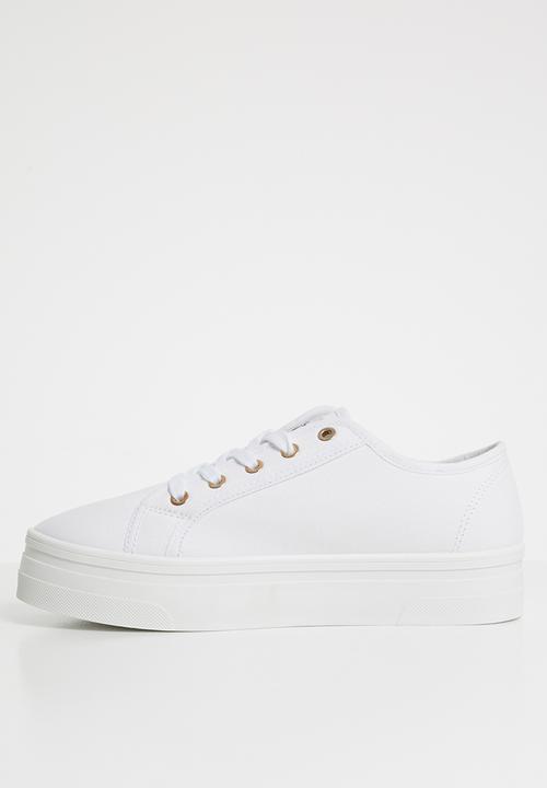 SOVIET - L simmons platform sneakers - white