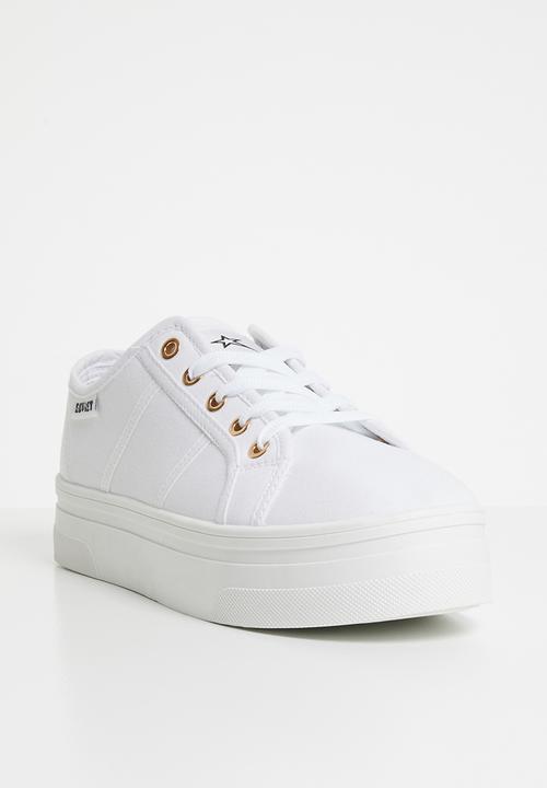 SOVIET - L simmons platform sneakers - white
