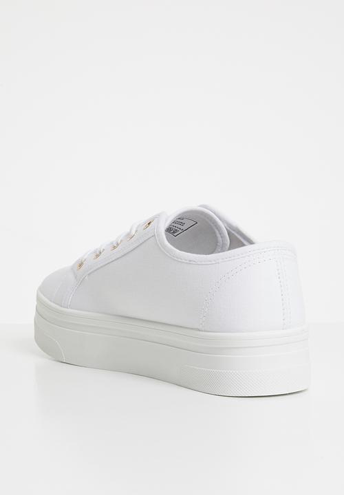 SOVIET - L simmons platform sneakers - white