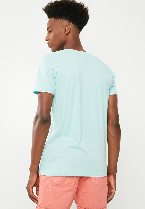 Brave Soul - Bahama T-shirt - blue