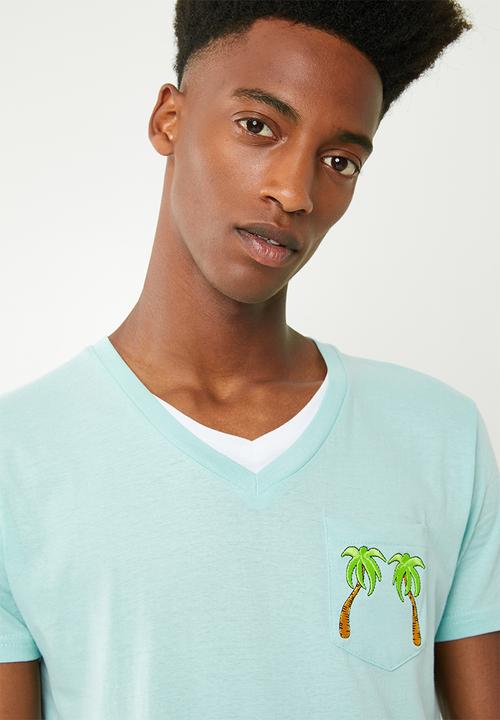 Brave Soul - Bahama T-shirt - blue