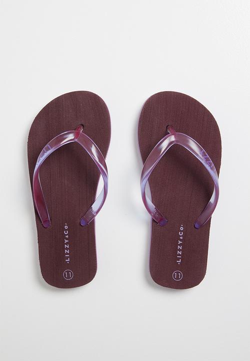 Lizzy - llma flip flop - purple