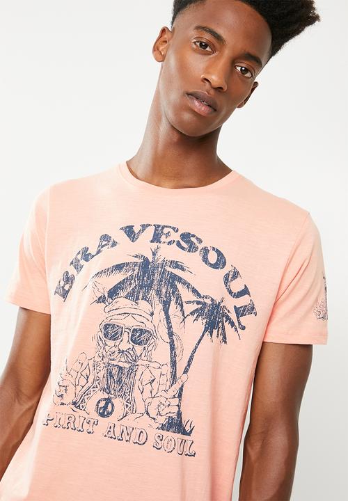 Brave Soul - Hippie T-shirt - pink