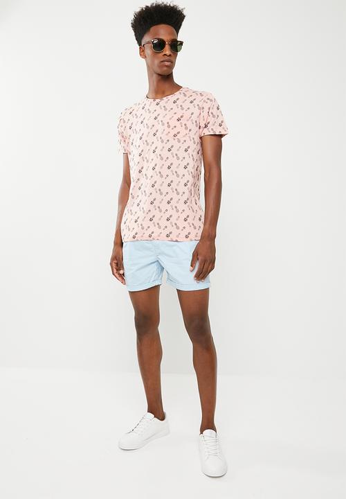 Brave Soul - Astor T-shirt - pink 